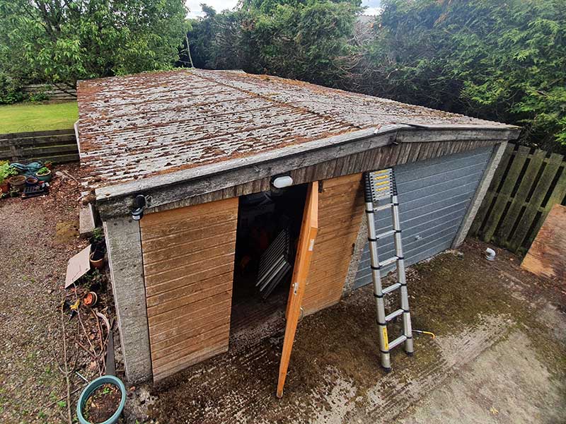 asbestos roof removal